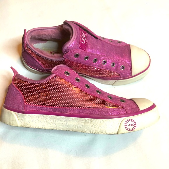 UGG Laela sparkles sequins raspberry sneakers - Picture 11 of 14